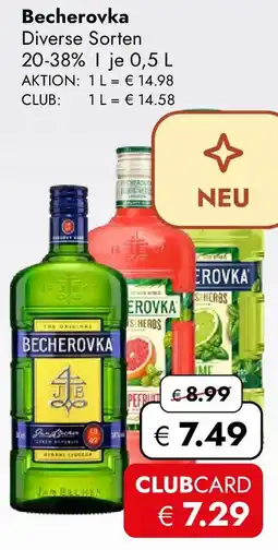 Travel FREE Becherovka Angebot