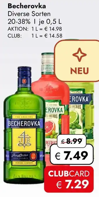 Travel FREE Becherovka Angebot