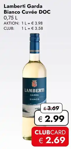 Travel FREE Lamberti Garda Bianco Cuvée DOC Angebot