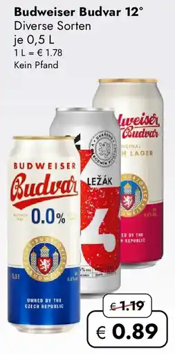 Travel FREE Budweiser Budvar 12 Angebot