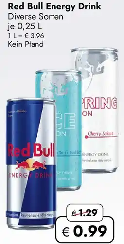 Travel FREE Red Bull Energy Drink Angebot