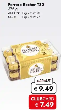 Travel FREE Ferrero Rocher T30 Angebot