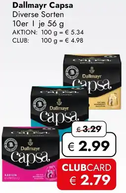 Travel FREE Dallmayr Capsa Angebot