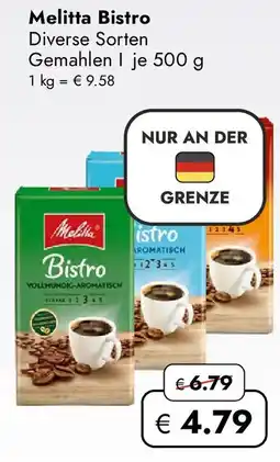 Travel FREE Melitta Bistro Angebot