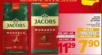 Billa Jacobs Monarch Angebot