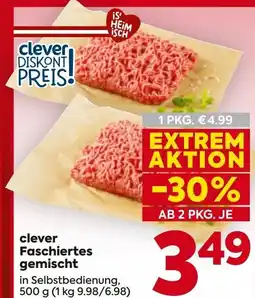 Billa Clever faschiertes gemischt Angebot