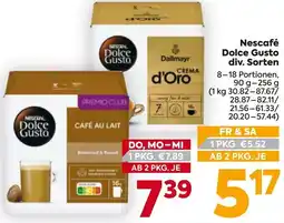 Billa Nescafé Dolce Gusto Angebot