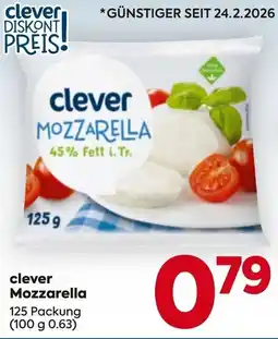 Billa Clever mozzarella Angebot