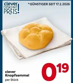 Billa Clever knopfsemmel Angebot
