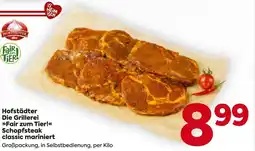 Billa Hofstädter Die Grillerei Fair zum Tier! Schopfsteak classic mariniert Angebot