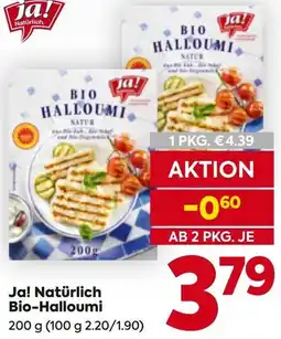 Billa Ja! Natürlich Bio-Halloumi Angebot