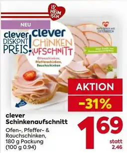 Billa Clever Schinkenaufschnitt Angebot