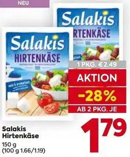 Billa Salakis Hirtenkäse Angebot