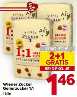 Billa Wiener Zucker Gelierzucker 1:1 Angebot