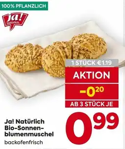 Billa Ja! Natürlich Bio-Sonnen- blumenmuschel Angebot