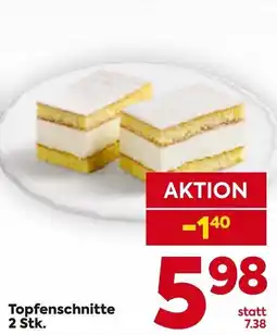 Billa Topfenschnitte Angebot