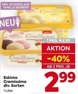 Billa Eskimo Cremissimo Angebot
