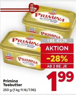 Billa Primina Teebutter Angebot