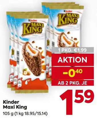 Billa Kinder Maxi King Angebot