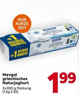 Billa Mevgal griechisches Naturjoghurt Angebot