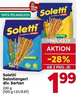 Billa Soletti Salzstangerl Angebot