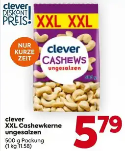 Billa Clever XXL Cashewkerne ungesalzen Angebot