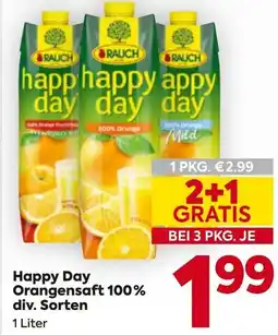 Billa Happy Day Orangensaft 100% Angebot