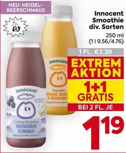 Billa Innocent Smoothie Angebot