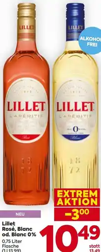 Billa Lillet Rosé, Blanc od. Blanc 0% Angebot