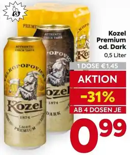 Billa Kozel Premium od. Dark Angebot