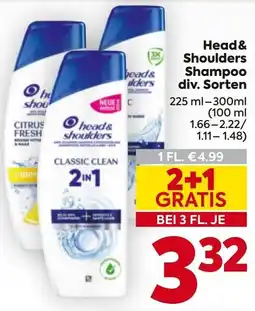 Billa Head & Shoulders Shampoo Angebot