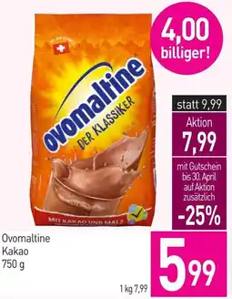 Sutterlüty Ovomaltine Kakao Angebot