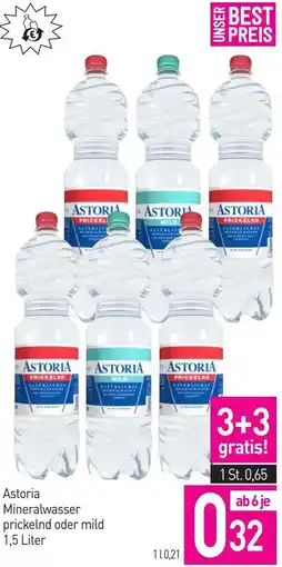 Sutterlüty Astoria Mineralwasser prickelnd oder mild Angebot