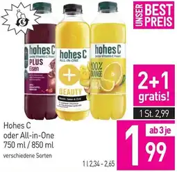 Sutterlüty Hohes C oder All-in-One Angebot
