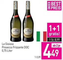 Sutterlüty La Gioiosa Prosecco Frizzante DOC Angebot