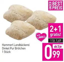 Sutterlüty Hammerl Landbäckerei Dinkel Pur Brötchen Angebot