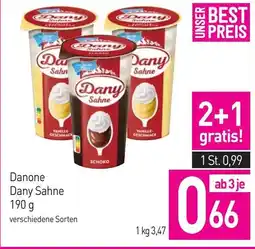 Sutterlüty Danone Dany Sahne Angebot