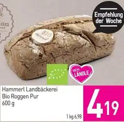 Sutterlüty Hammerl Landbäckerei Bio Roggen Pur Angebot