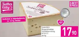 Sutterlüty Sutterlüty's Bregenzerwälder Schnittkäse würzig 45% F.i.T. Angebot
