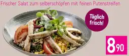 Sutterlüty Frischer Salat zum selberschöpfen mit feinen Putenstreifen Angebot