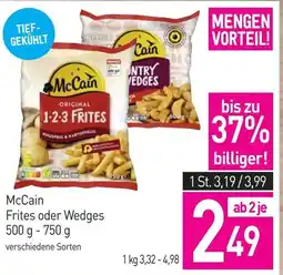 Sutterlüty McCain Frites oder Wedges Angebot