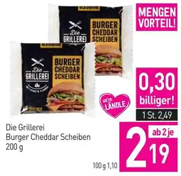 Sutterlüty Die Grillerei Burger Cheddar Scheiben Angebot