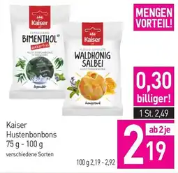 Sutterlüty Kaiser Hustenbonbons Angebot