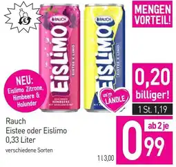Sutterlüty Rauch Eistee oder Eislimo Angebot