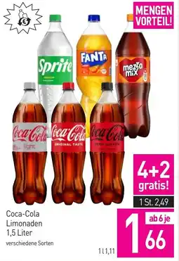 Sutterlüty Coca-Cola Limonaden Angebot