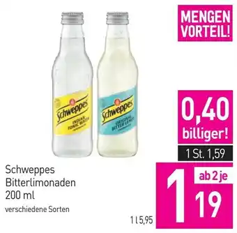 Sutterlüty Schweppes Bitterlimonaden Angebot