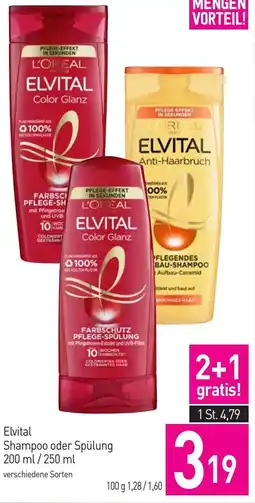 Sutterlüty Elvital Shampoo oder Spülung Angebot