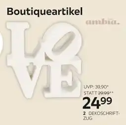 XXXLutz 2 dekoschrift- zug Angebot