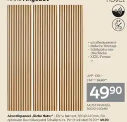XXXLutz Akustikpaneel eiche natur Angebot