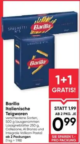 Maximarkt Barilla Italienische Teigwaren Angebot
